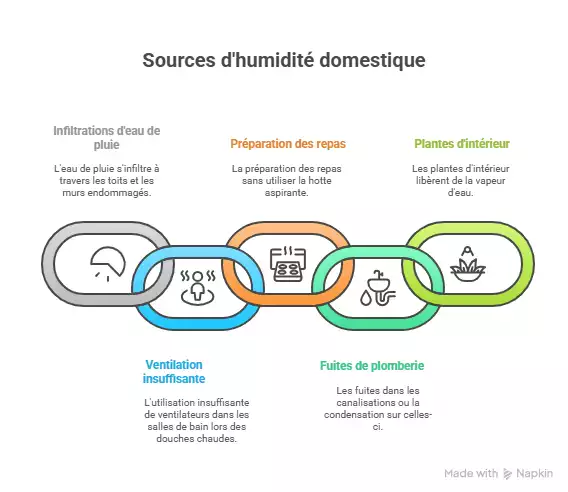 Causes humidité maison