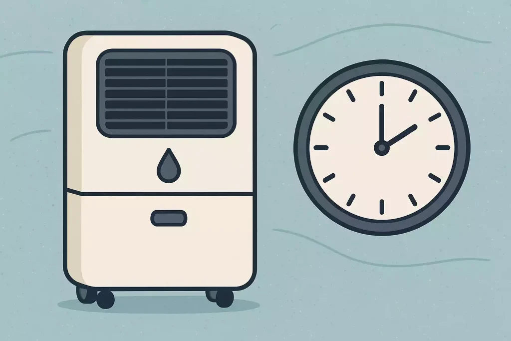 Combien de temps faire fonctionner un déshumidificateur ?